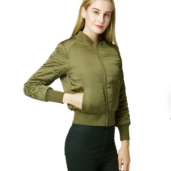 Women's Bomber Jacket - Picture 3 of 6